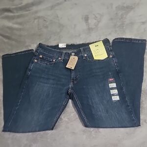 Levi's Dark Blue Straight Jeans for Men